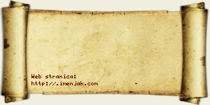 Jelisavka Georgijev vizit kartica